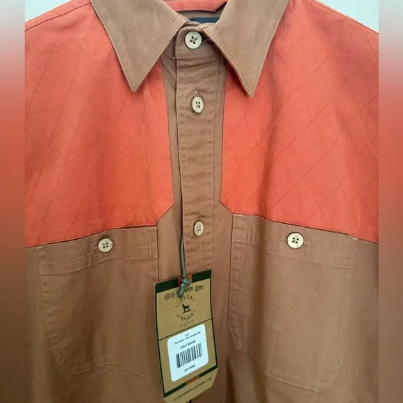 Over Under Field Champion Shooting Shirt Clay NWT Mens Medium Hunting Button Up - Picture 3 of 7